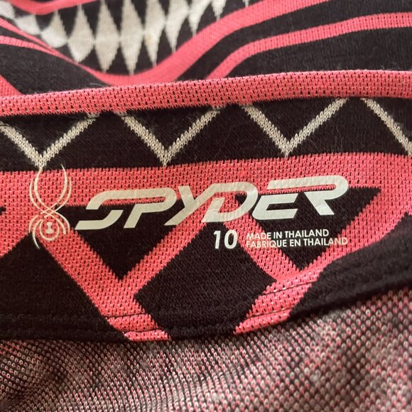 Spyder women's sz 10 full zip collared sweatshirt - Picture 5 of 7